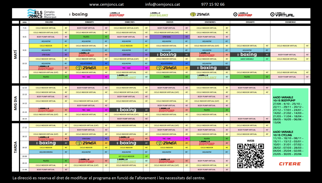 ACTIVITATS DIRIGIDES SETEMBRE 2025